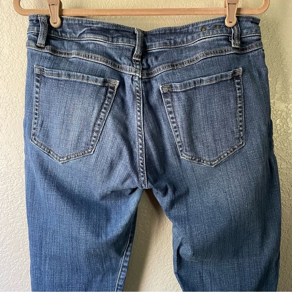 CAbi Womens Style 917 Tapered Boyfriend Dark Wash Stretchy Denim Jeans 8 34x30 - Picture 9 of 9